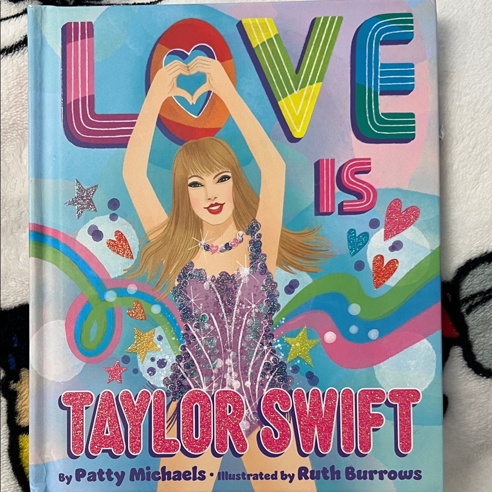 Taylor Swift Nashville-Themed Illustrated Book with Vibrant Colors
